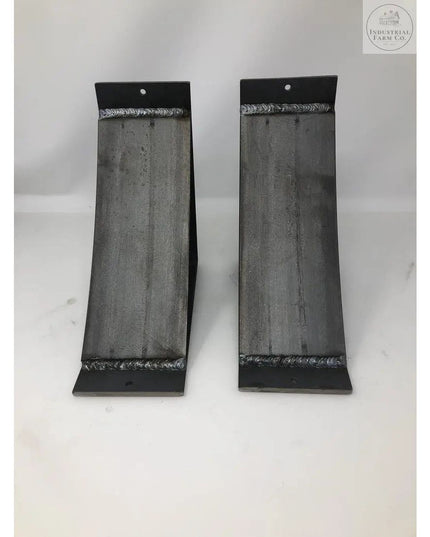 The Lexica 4 Inch Wide Supports Shelf Support 5" Depth x 5" Wall Mount Length Finish Silver Powder Coat | Industrial Farm Co