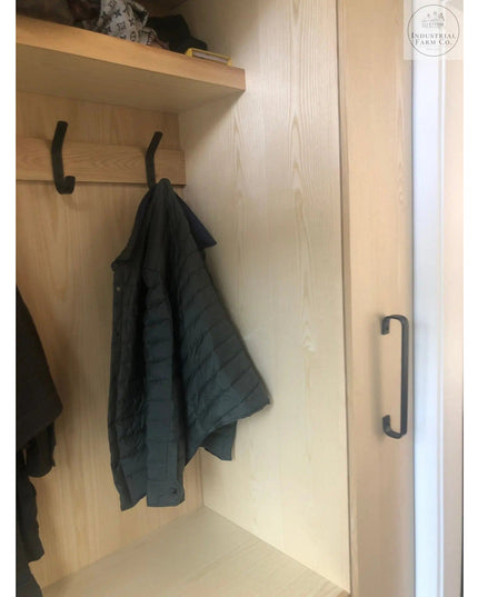 The Long Beach Handle Door Handle/Pull Raw - Uncoated Metal   | Industrial Farm Co