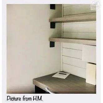 The Lorraine L Shelf Bracket Shelf Support 4" Depth x 4" Wall Mount Length Finish Gold Powder Coat | Industrial Farm Co