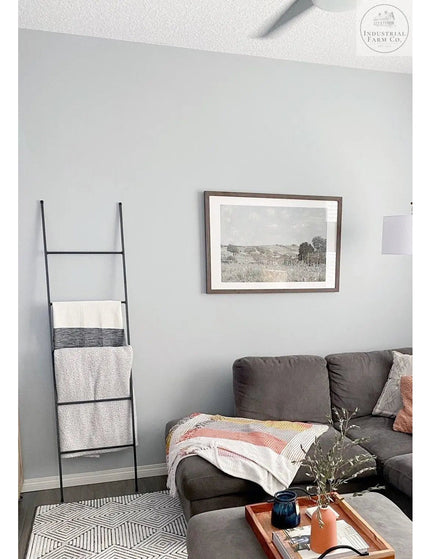 The Lynn Metal Ladder Decorative Ladder 4 ft Tall Style 14 In Wide | Industrial Farm Co