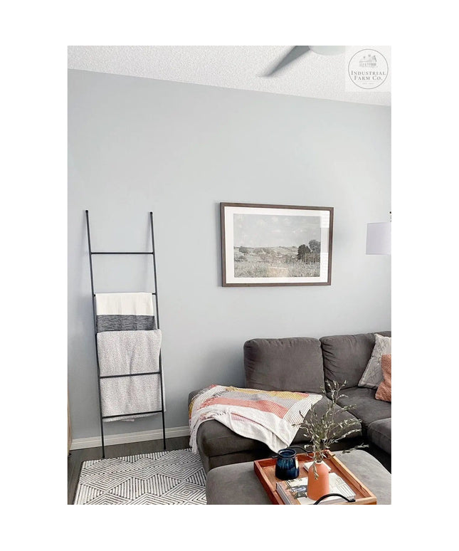 The Lynn Metal Ladder Decorative Ladder 4 ft Tall Style 14 In Wide | Industrial Farm Co