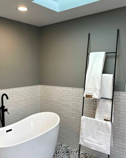 The Lynn Metal Ladder Decorative Ladder 4 ft Tall Style 14 In Wide | Industrial Farm Co