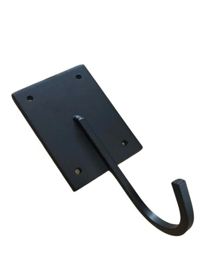 The Marcellus Industrial Hook Hook Black Powder Coat   | Industrial Farm Co