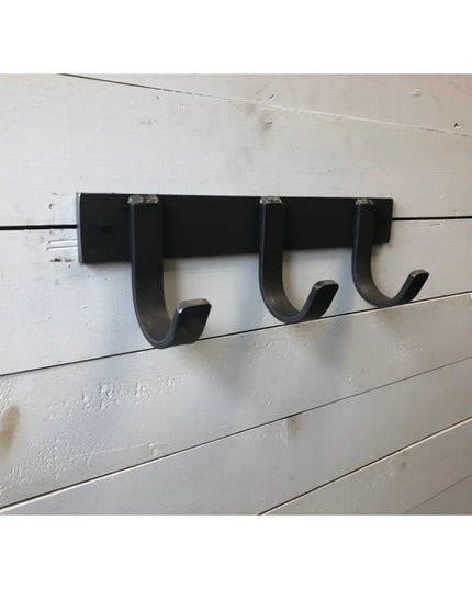 The Mary Style Handmade Coat Rack Coat Rack 14" Wall Mount Length Finish Clear Coat | Industrial Farm Co