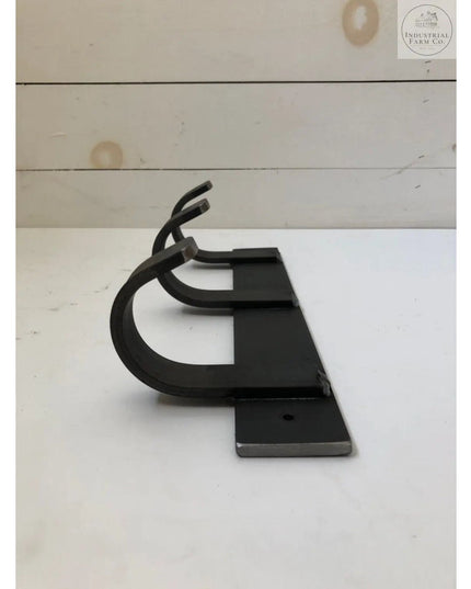 The Mary Style Handmade Coat Rack Coat Rack 14" Wall Mount Length Finish Black Powder Coat | Industrial Farm Co