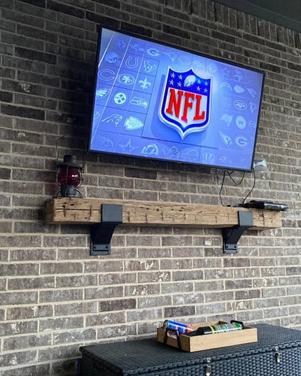 The Monroe Style Corbel Bracket Brackets/Corbels 6" Depth x 6" Wall Mount Length Finish Raw - Uncoated Metal | Industrial Farm Co