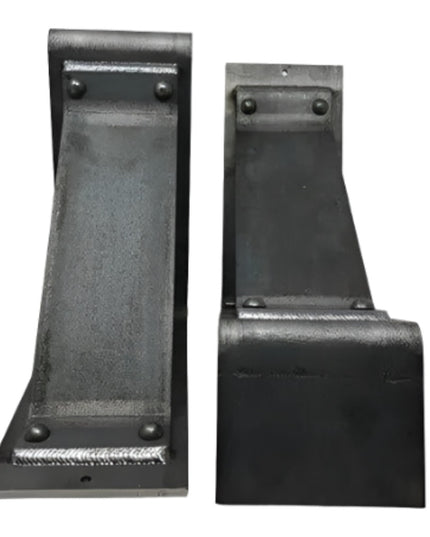 The Monroe Style Corbel Bracket Brackets/Corbels 6" Depth x 6" Wall Mount Length Finish Gold Powder Coat | Industrial Farm Co