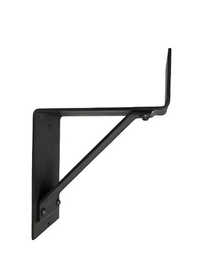 The Monroe Style Corbel Bracket Brackets/Corbels 6" Depth x 6" Wall Mount Length Finish Silver Powder Coat | Industrial Farm Co