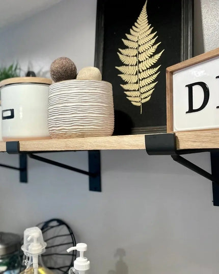 The Nauseef Shelf Support Bracket Shelf Support 3"  Depth Finish Raw - Uncoated Metal | Industrial Farm Co