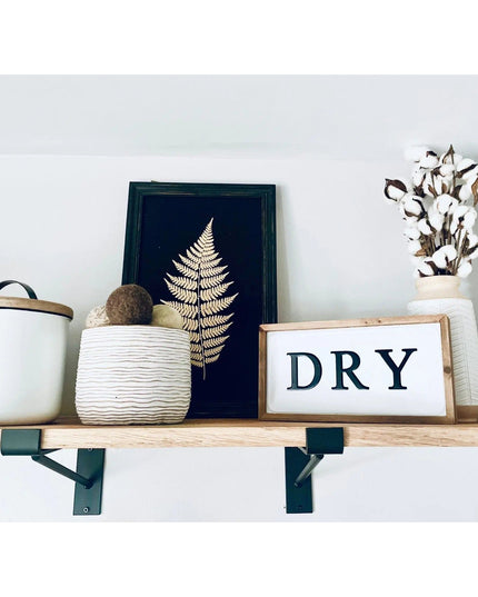 The Nauseef Shelf Support Bracket Shelf Support 3"  Depth Finish Black Powder Coat | Industrial Farm Co