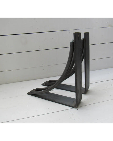 The Niagara Bracket Support Shelf Support 7" Depth x 7" Wall Mount Length Finish Raw - Uncoated Metal | Industrial Farm Co