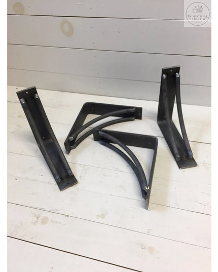 The Niagara Bracket Support Shelf Support 7" Depth x 7" Wall Mount Length Finish Copper Powder Coat | Industrial Farm Co