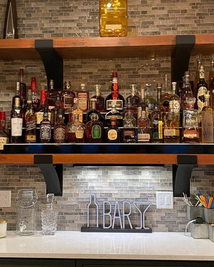 The Norfolk Farmhouse Bracket Brackets/Corbels 5" Depth x 6" Wall Mount Length Finish Raw - Uncoated Metal | Industrial Farm Co