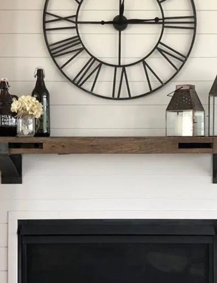 The Norfolk Farmhouse Bracket Brackets/Corbels 5" Depth x 6" Wall Mount Length Finish Black Powder Coat | Industrial Farm Co
