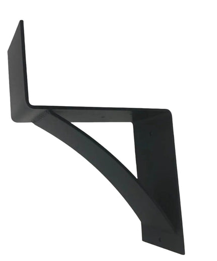 The Norfolk Farmhouse Bracket Brackets/Corbels 5" Depth x 6" Wall Mount Length Finish Silver Powder Coat | Industrial Farm Co