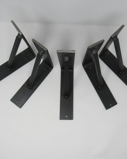 The Oneida Shelf Bracket Shelf Support 6" Depth x 6" Wall Mount Length Finish Black Powder Coat | Industrial Farm Co