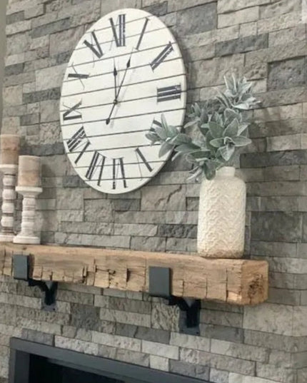 The Rustic Buffalo Support Bracket Brackets/Corbels 6" Depth x 6" Wall Mount Length Finish Gold Powder Coat | Industrial Farm Co