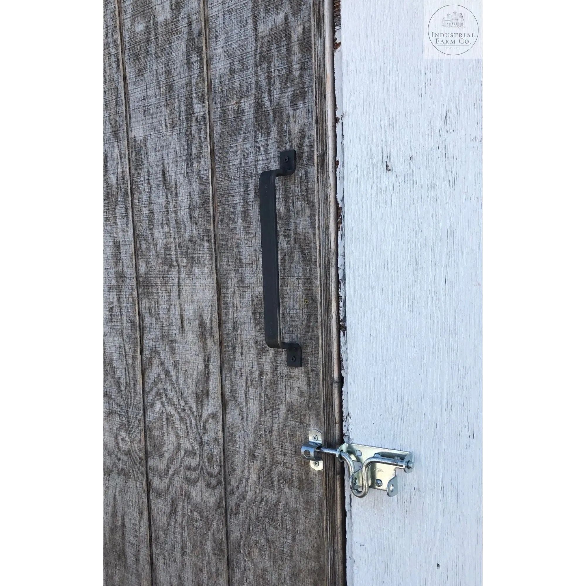 The Sagamore Hill Pull Door Handle/ Pull Black Powder Coat   | Industrial Farm Co