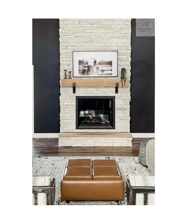 The Seneca Shelf Support Brackets/Corbels 5" Depth x 6" Wall Mount Length Finish Copper Powder Coat | Industrial Farm Co