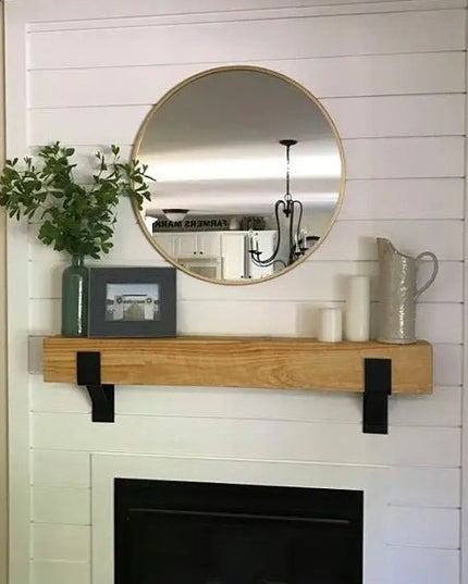 The Seneca Shelf Support Brackets/Corbels 6" Depth x 6" Wall Mount Length Finish Copper Powder Coat | Industrial Farm Co