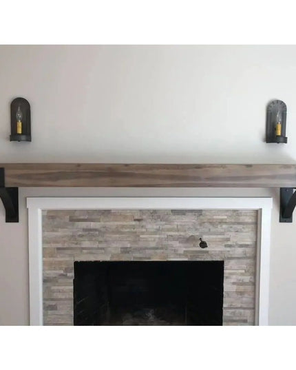 The Seneca Shelf Support Brackets/Corbels 6" Depth x 8" Wall Mount Length Finish Raw - Uncoated Steel | Industrial Farm Co