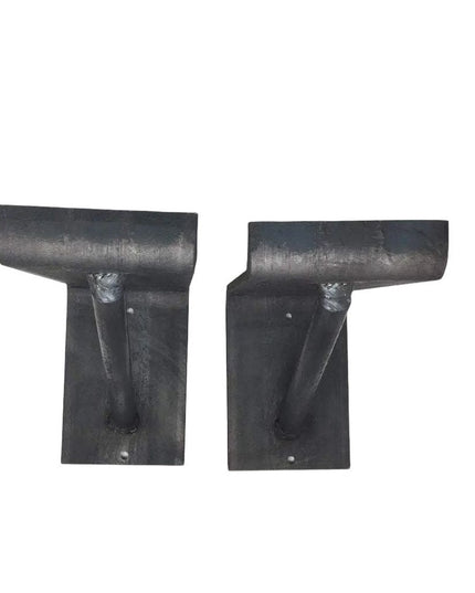 The Shaver Open Shelving Support Home & Garden 3"  Depth Finish Black Powder Coat | Industrial Farm Co