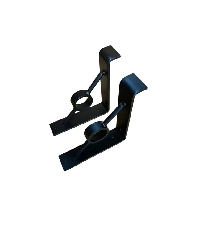 The Simon Decorative Support Bracket Brackets/Corbels 6" Depth x 6" Wall Mount Length Finish Raw - Uncoated Metal | Industrial Farm Co