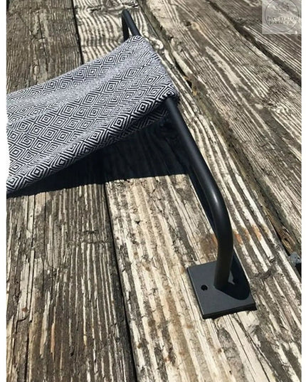 The Split Rock Towel Rack Towel Bar 12" Wall Mount Length Finish Clear Coat | Industrial Farm Co