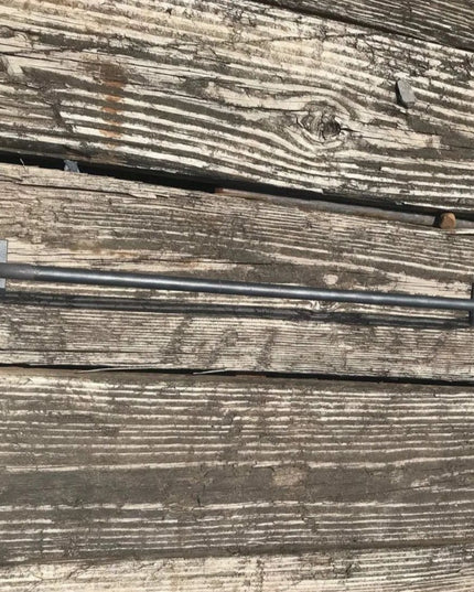 The Split Rock Towel Rack Towel Bar 12" Wall Mount Length Finish Gold Powder Coat | Industrial Farm Co