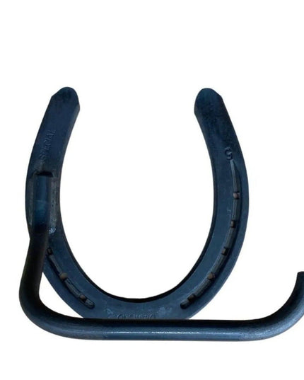 The Tierney Horseshoe Toilet Paper Holder  Open to Left Finish Black Powder Coat | Industrial Farm Co