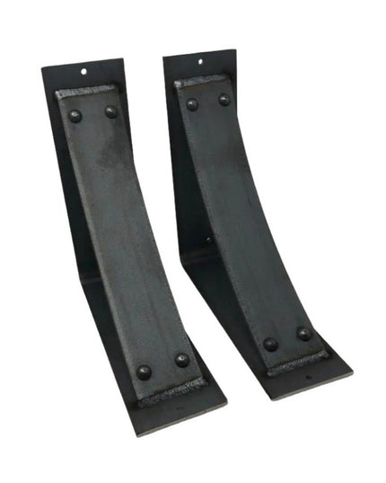 The Utica Support - Sold Individually Brackets/Corbels 6" Depth x 6" Wall Mount Length Finish Raw - Uncoated Metal | Industrial Farm Co