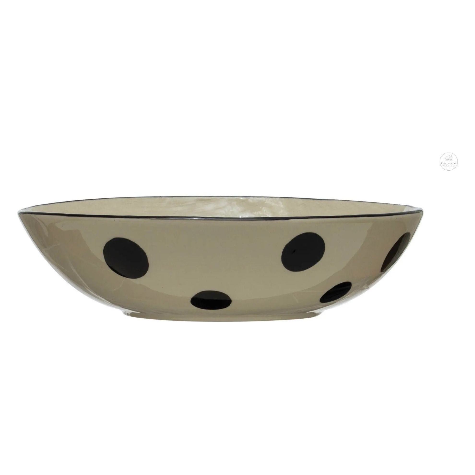 The Walker Hand Painted Serving Bowl     | Industrial Farm Co