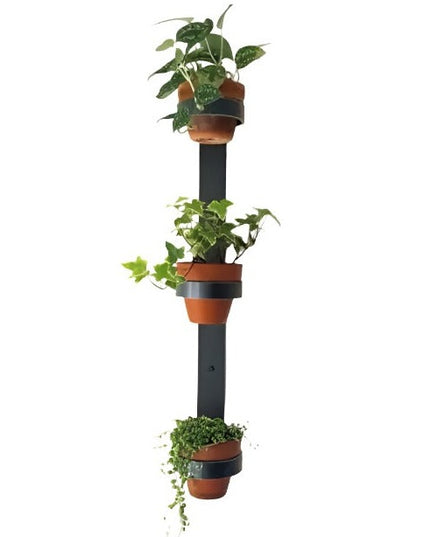 The Watertown Wall Mount Vertical Planter Plant Holder 20" Style 4" Pots | Industrial Farm Co
