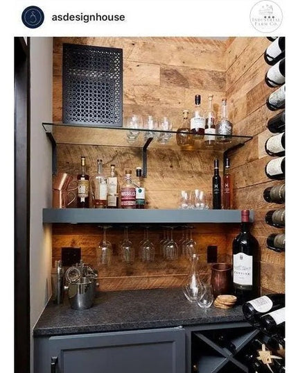 The White Plains Wine Glass Rack Wine Glass Rack Black Powder Coat   | Industrial Farm Co