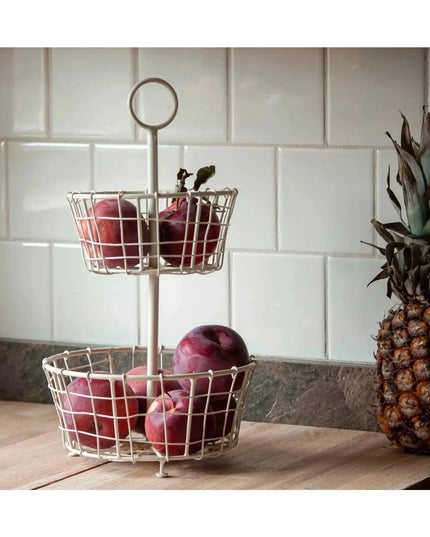 Arlen Tiered Metal Basket  Default Title   | Industrial Farm Co