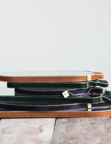 Velvet Edged Mirror Set     | Industrial Farm Co