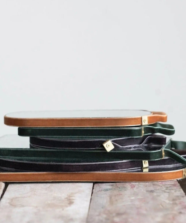 Velvet Edged Mirror Set     | Industrial Farm Co